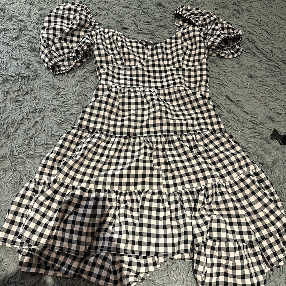 Show Po Gingham Mini Dress